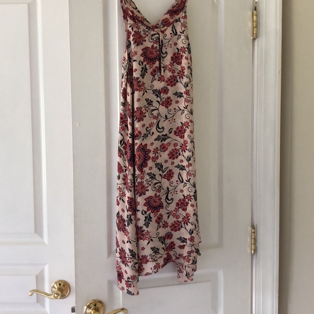 Parker Pink Floral Halter Dress